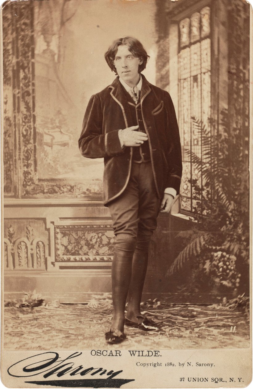 صورة لأوسكار وايلد 1854-1900 ، 1882. بواسطة نابليون ساروني
