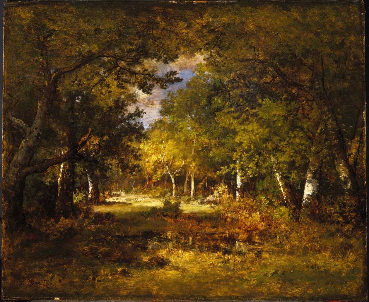 مشهد الغابات ، c.1844-60 بواسطة نارسيس فيرجيل دياز دي لا بينيا