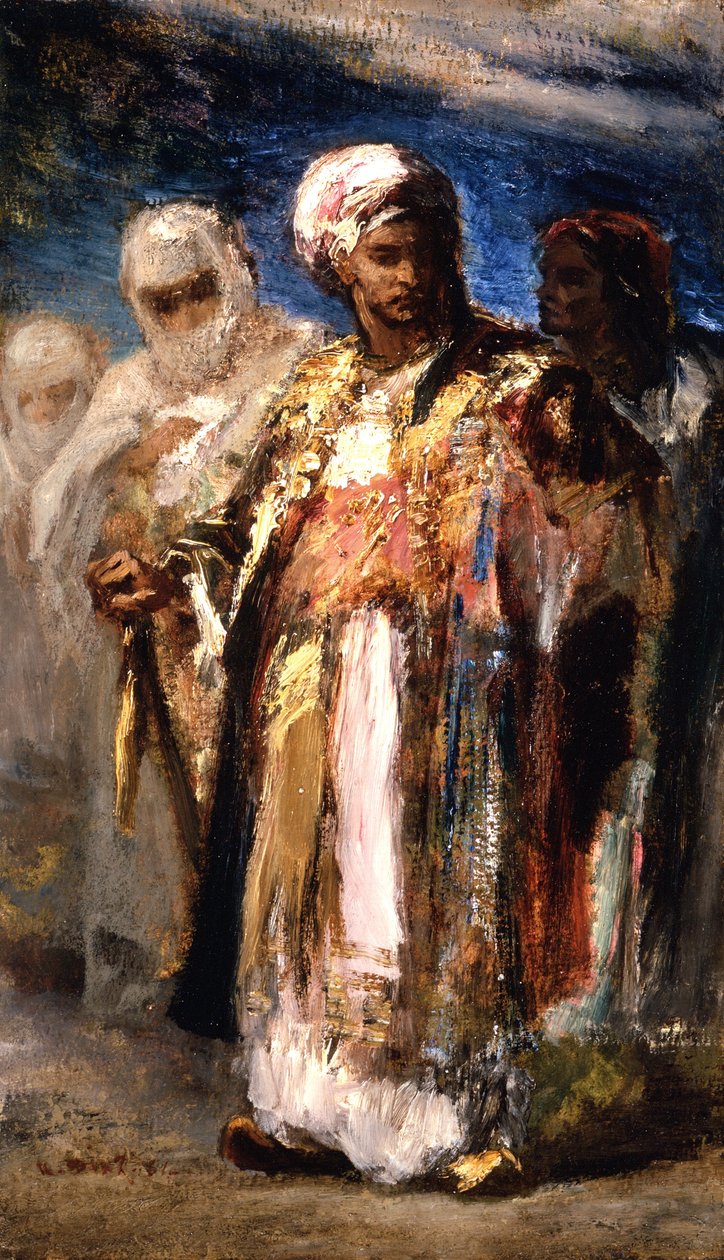 الرجال في أزياء شرقية ، c.1845 بواسطة نارسيس فيرجيل دياز دي لا بينيا