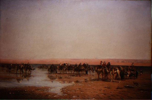 عبور الصحراء بواسطة Narcisse Berchere