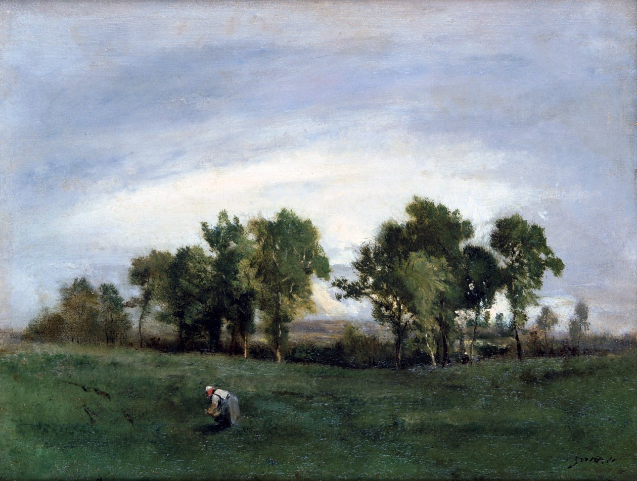 المرأة في حقل البلد ، c1828-1876 بواسطة نارسيس فيرجيل دياز دي لا بينيا