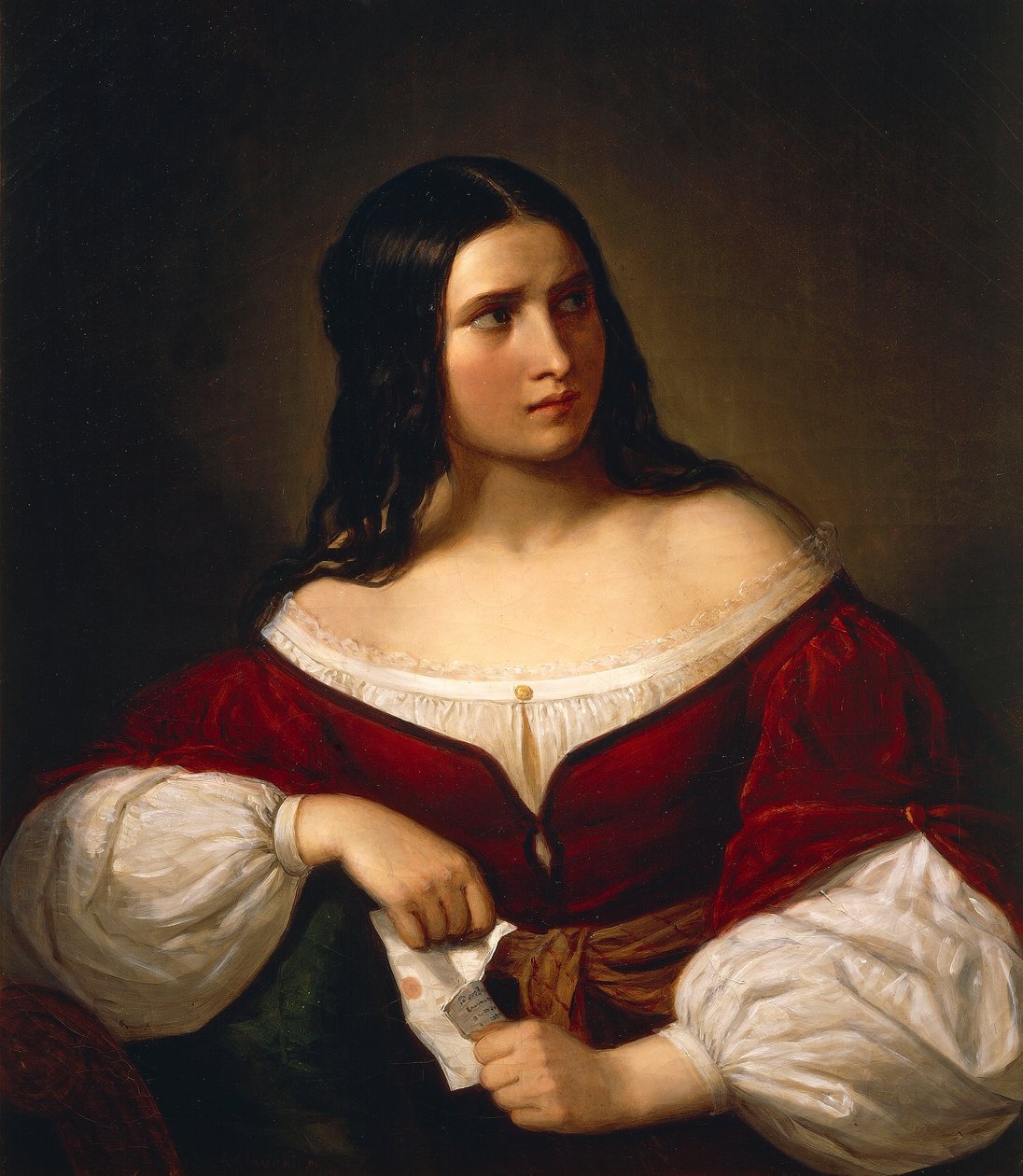 الغيرة ، لناتالي شيافوني (1777-1858) ، زيت على قماش بواسطة ناتالي شيافوني
