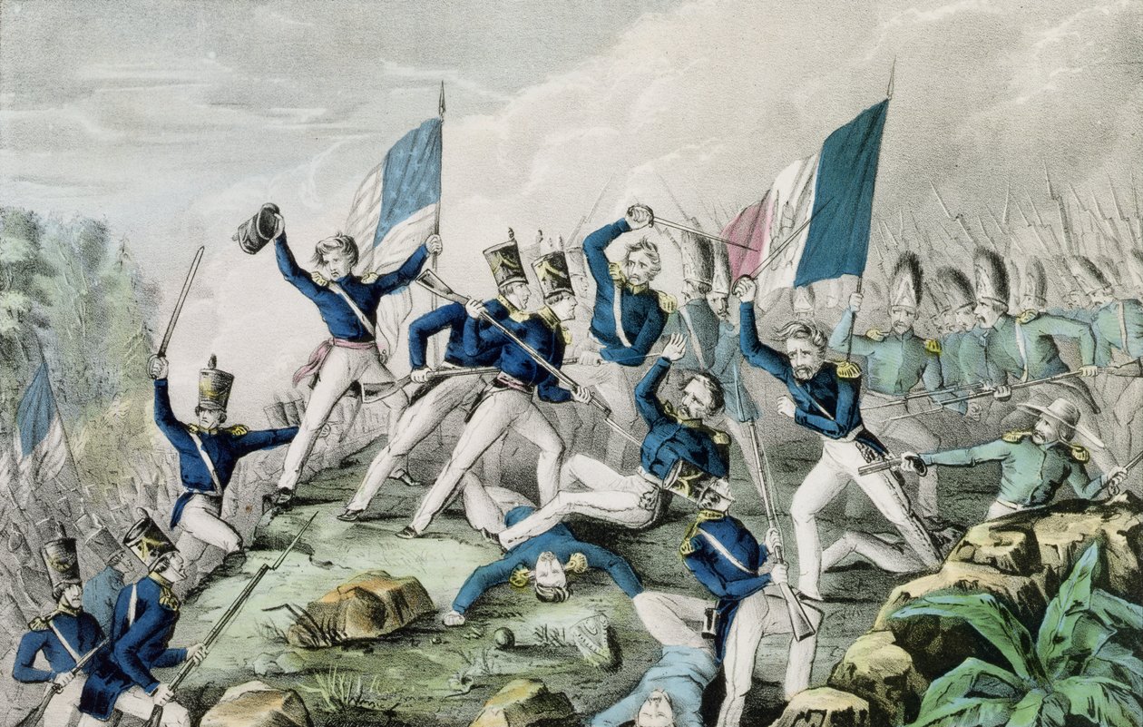 اقتحام مرتفعات سيرو جوردو ، 1847 بواسطة ناثانيل كورير