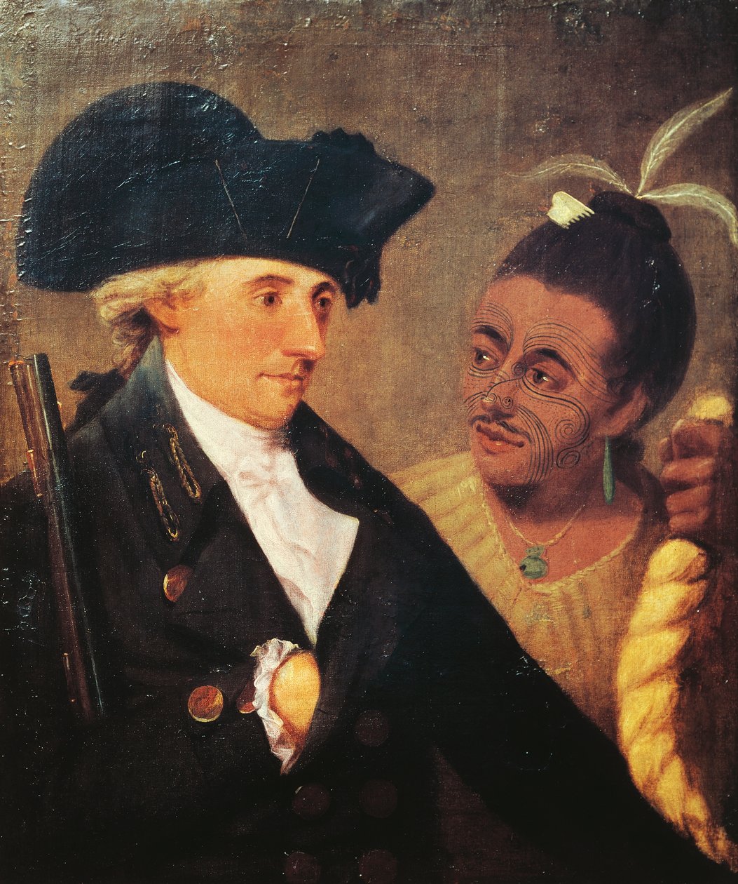 Portrait of Captain Charles Clerke (1741-1779), English captain and traveling companion of James Cook (1728-1779). Painting by Nathaniel Dance-Holland (1735-1811) بواسطة ناثانيل رقص هولندا