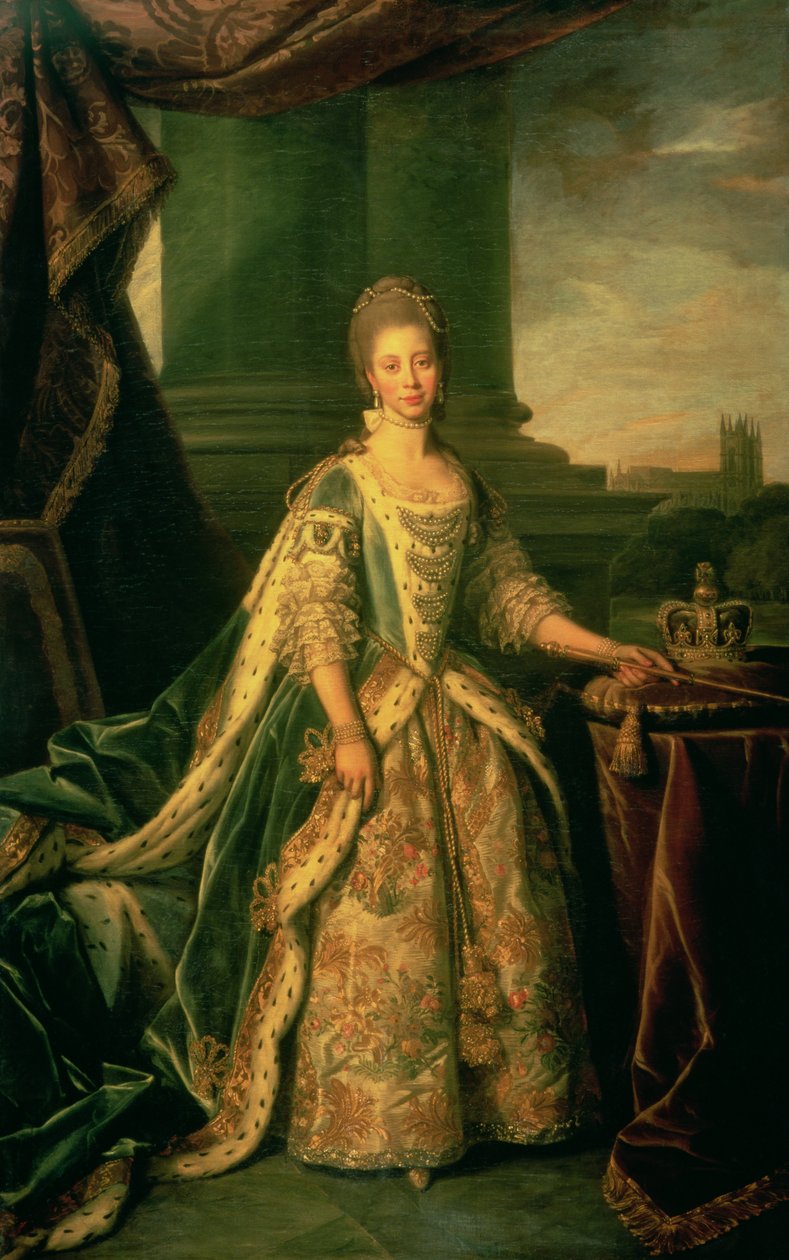 صورة لصوفي شارلوت (1744-1818) بواسطة ناثانيل رقص هولندا