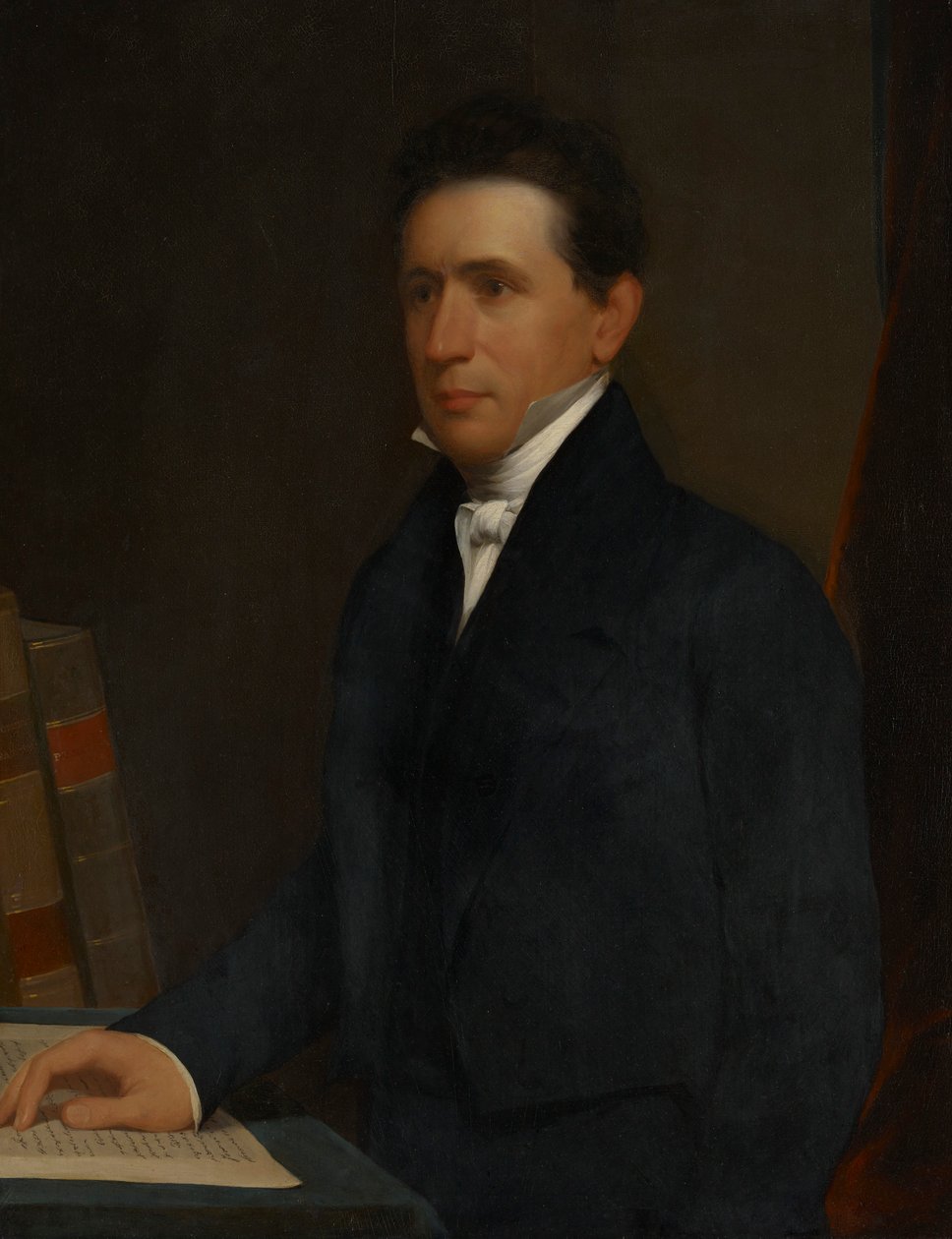 دينيسون أولمستيد (1791-1859) ، ب .1813 ، م 1816 بواسطة ناثانيال جوسلين