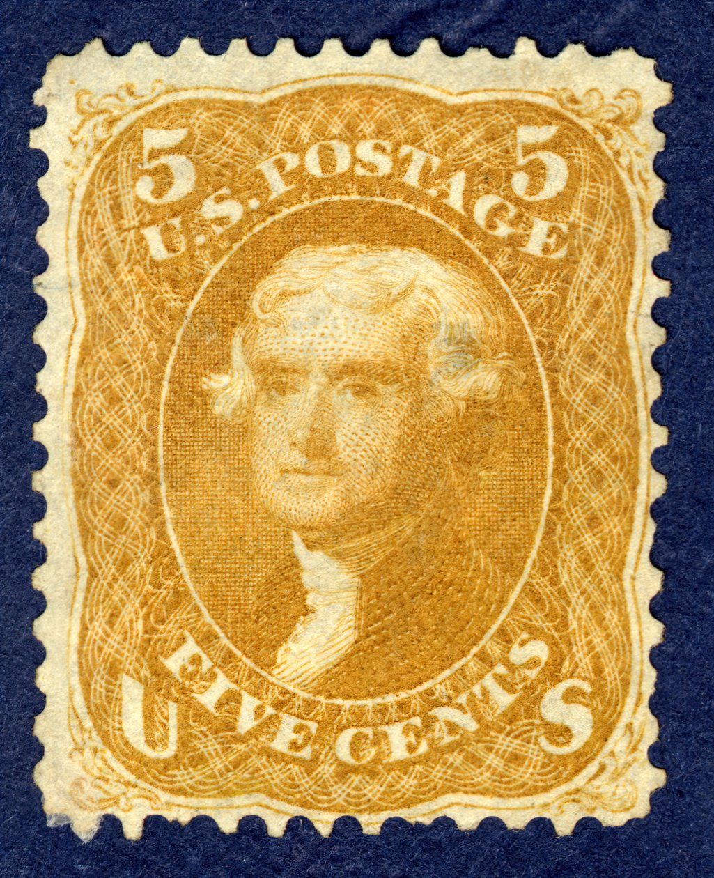 5c جيفرسون واحد ، 1861. بواسطة شركة الأوراق المالية الوطنية