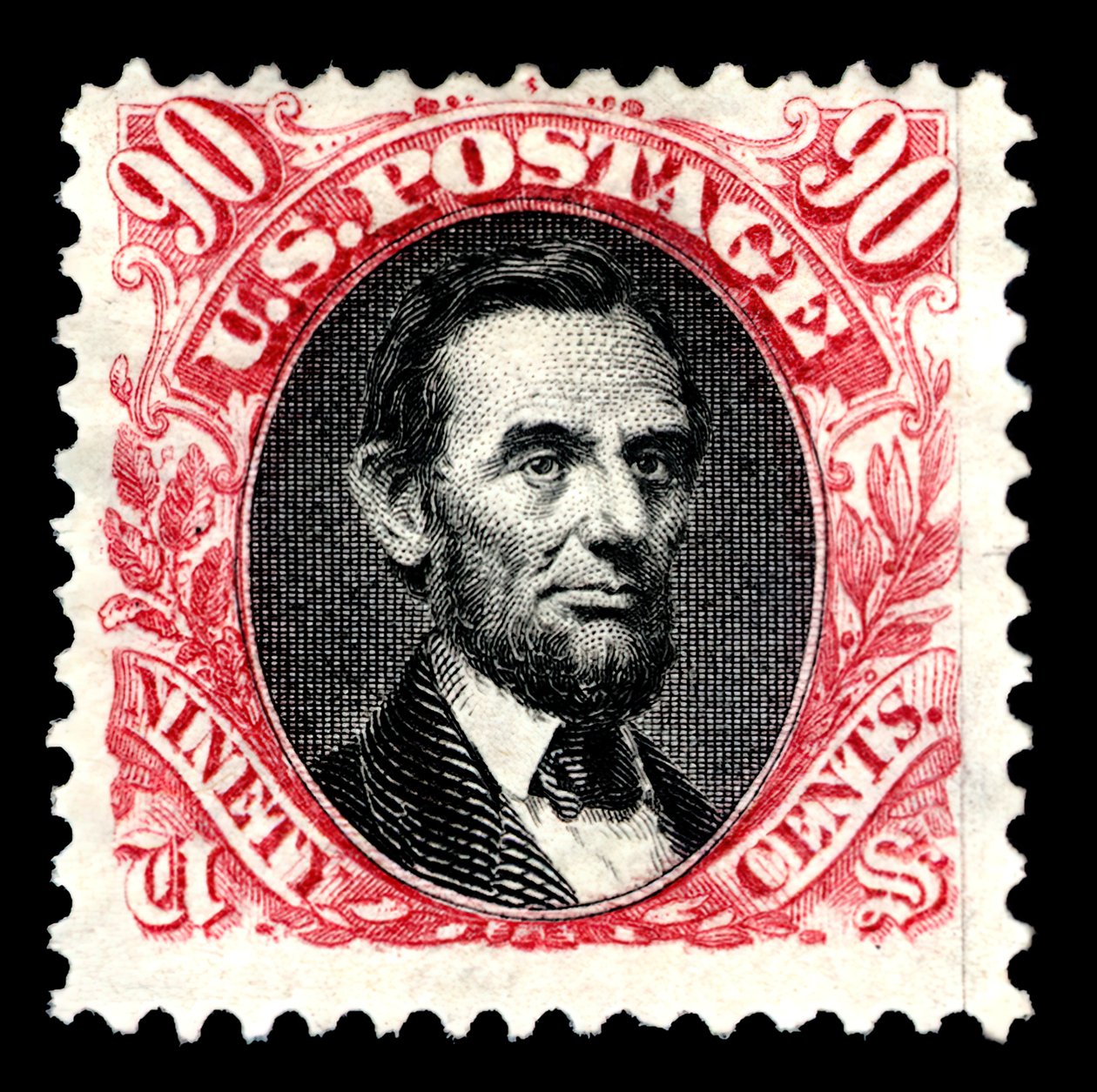90c أبراهام لنكولن أعاد إصدار واحد ، 1875. بواسطة شركة الأوراق المالية الوطنية
