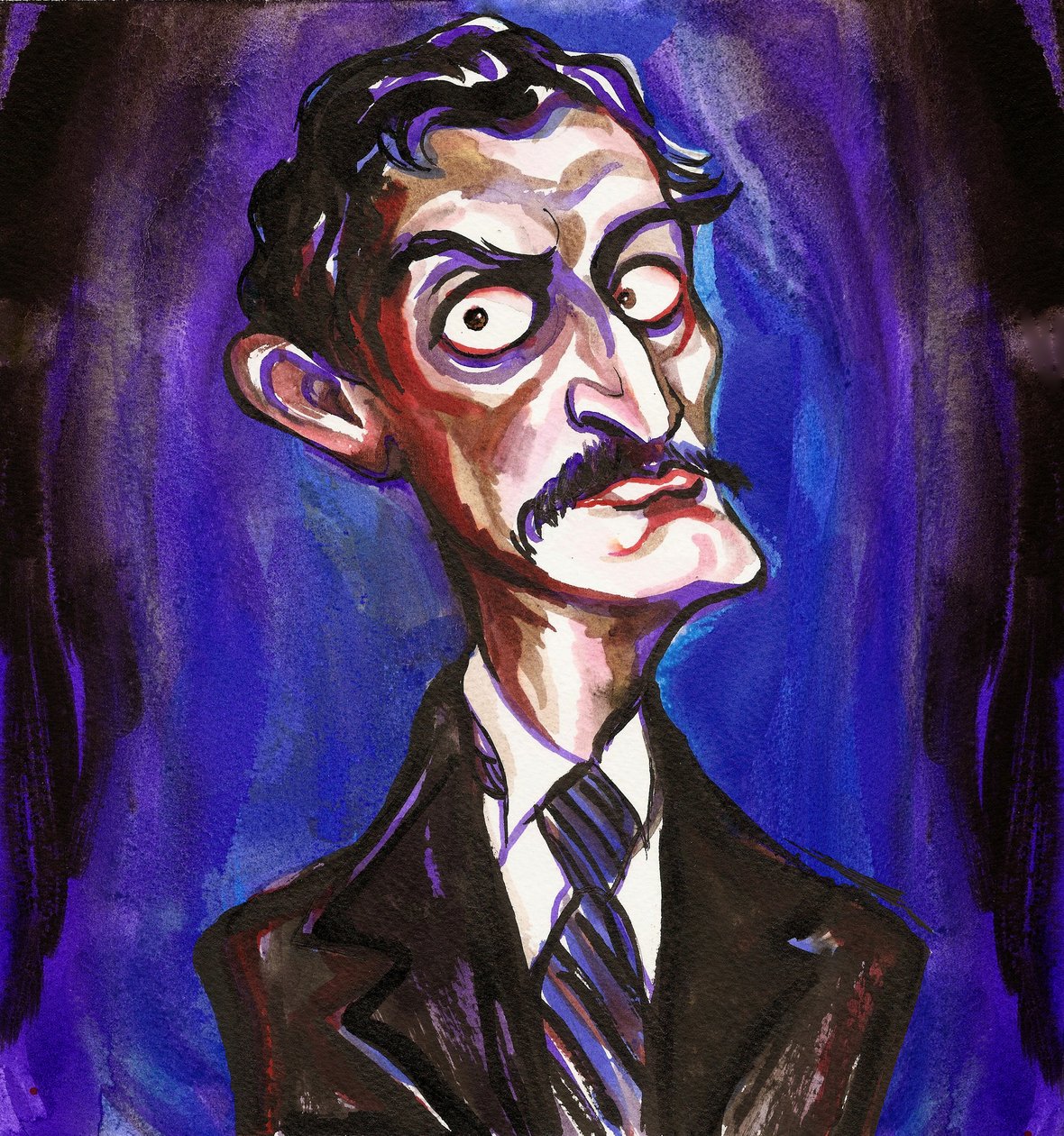 Edvard Munch، 2018 (حبر) بواسطة نيل أوزبورن