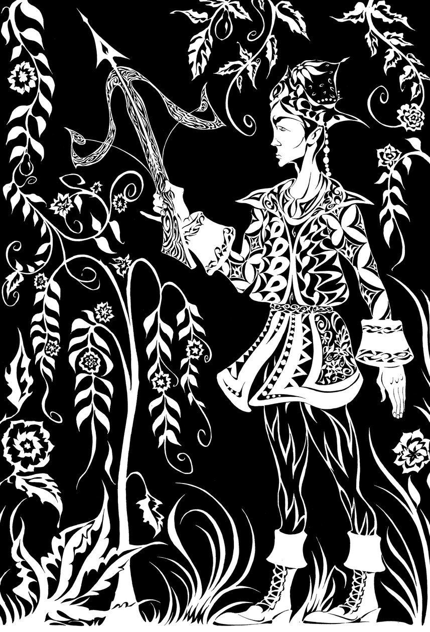 The Firebird - رسم توضيحي للأمير Ivan من باليه 1910 The Firebird بواسطة Igor Stravinsky بواسطة نيل أوزبورن