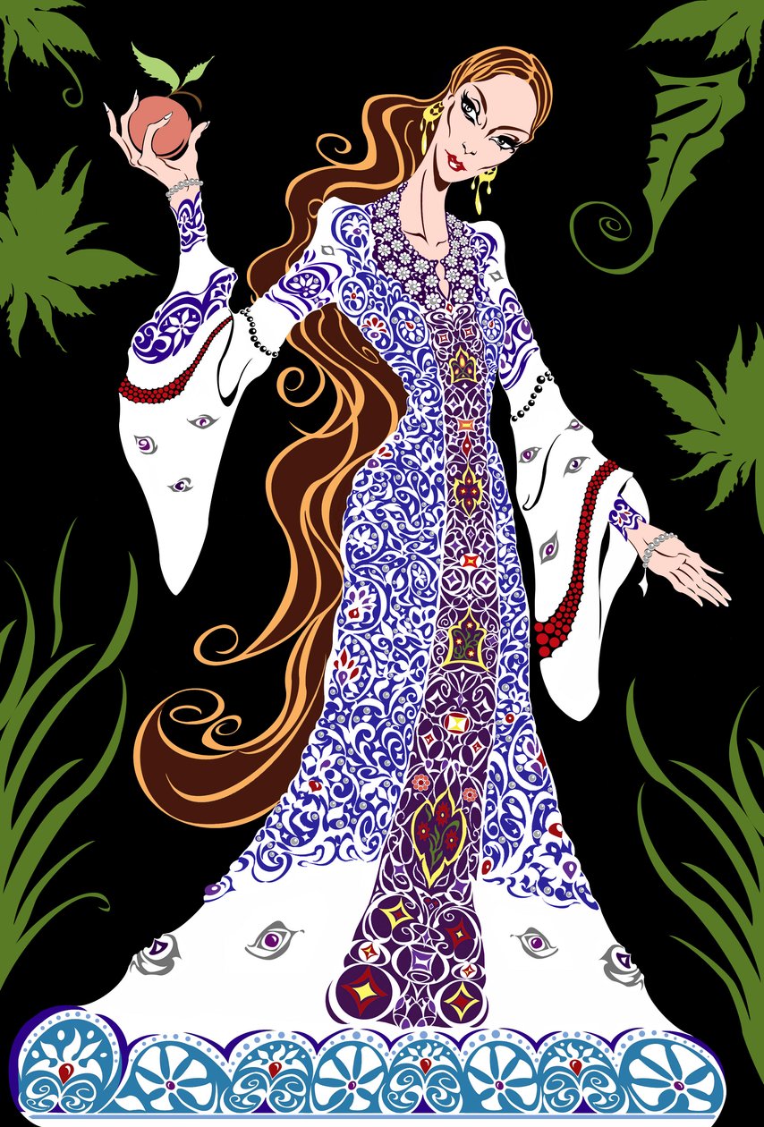 The Tsarevna ، من Stravinskys The Firebird ، نسخة مرتبة من صورة ملف الأسلحة البيولوجية ، 2005 بواسطة Neale Osborne بواسطة نيل أوزبورن