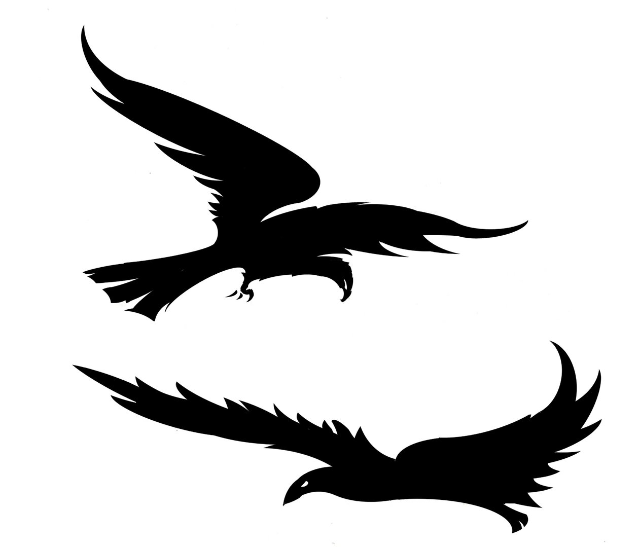 Bird Silhouettes ، 2022 (رقمي) بواسطة نيل أوزبورن
