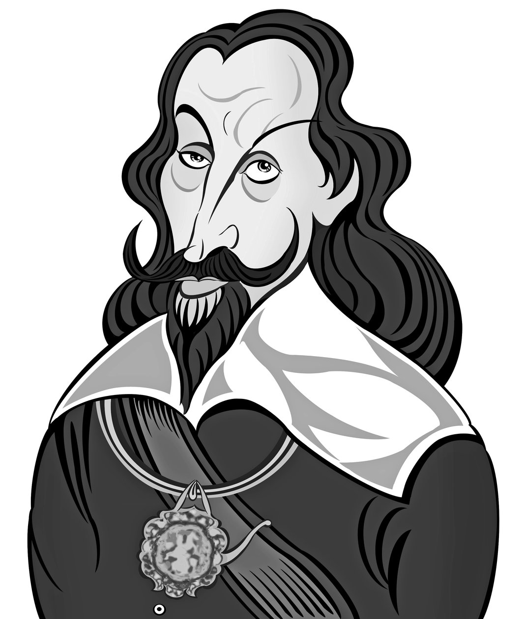 Johann Friedrich Agricola ، 2019 (رقمي) بواسطة نيل أوزبورن