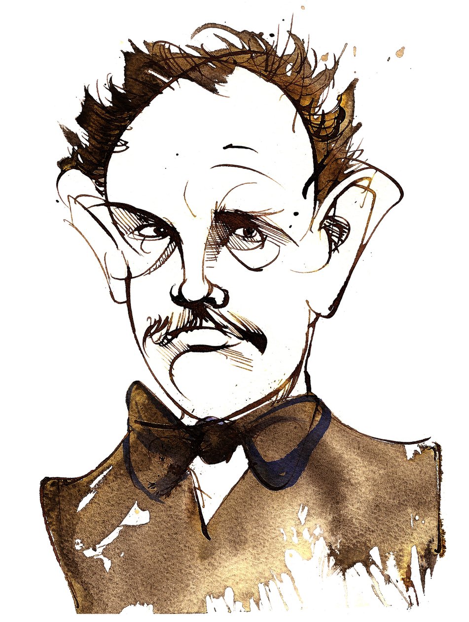 ريتشارد شتراوس ، الملحن والقائد الألماني (1864-1949) ؛ كاريكاتير بواسطة نيل أوزبورن