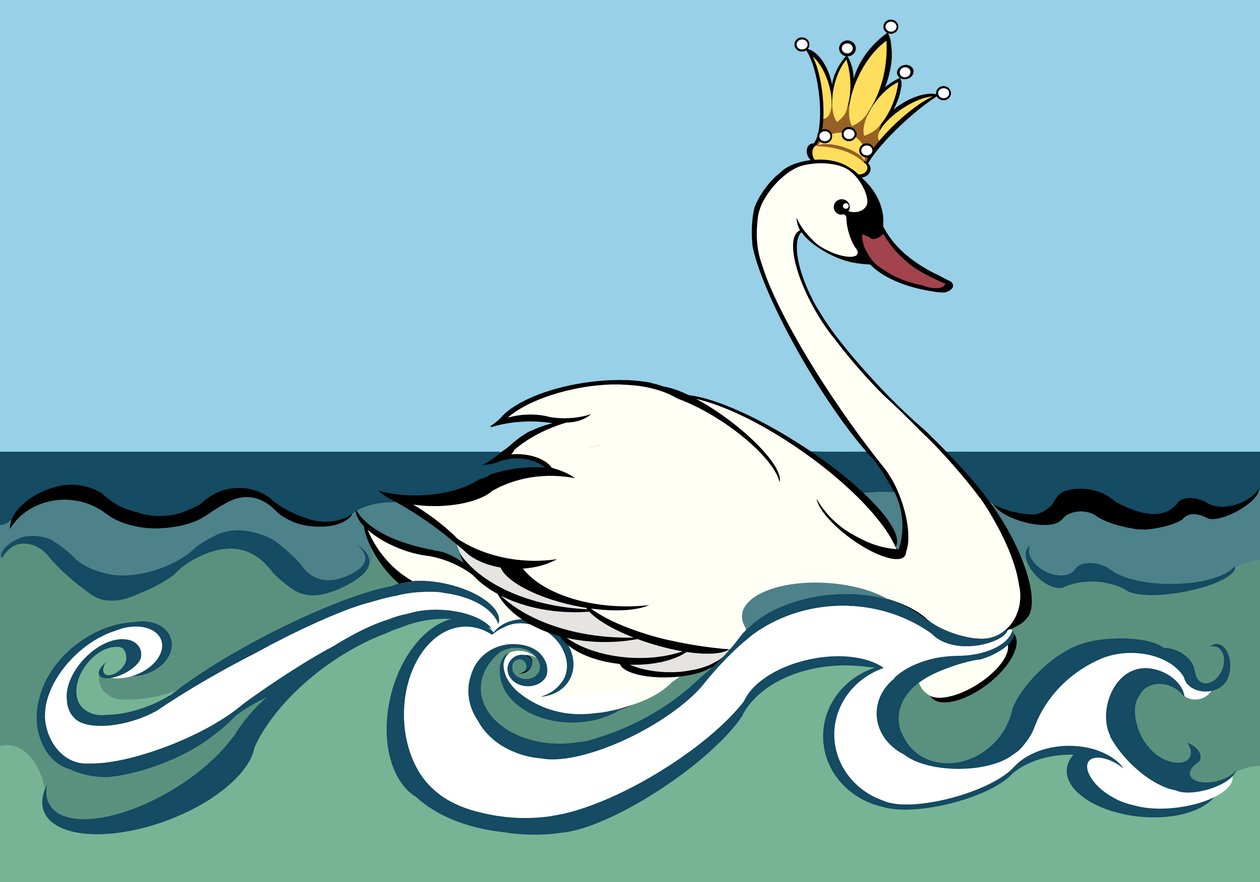 Swan Princess ، 2022 (رقمي) بواسطة نيل أوزبورن