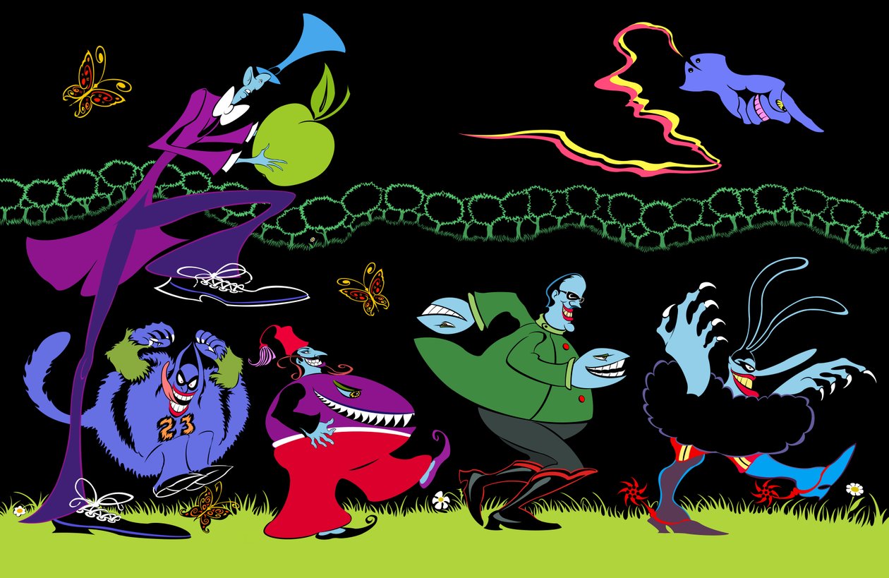 The Blue Meanies، 2023 (رقمي) بواسطة نيل أوزبورن