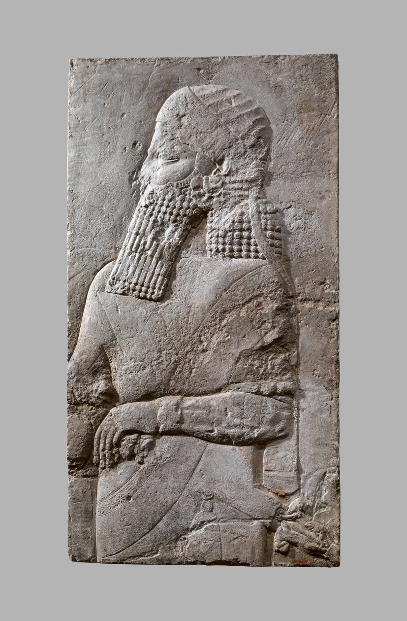 ولي العهد الآشوري c.704-681 قبل الميلاد (جص جبسي) بواسطة الجدد الأشوريون