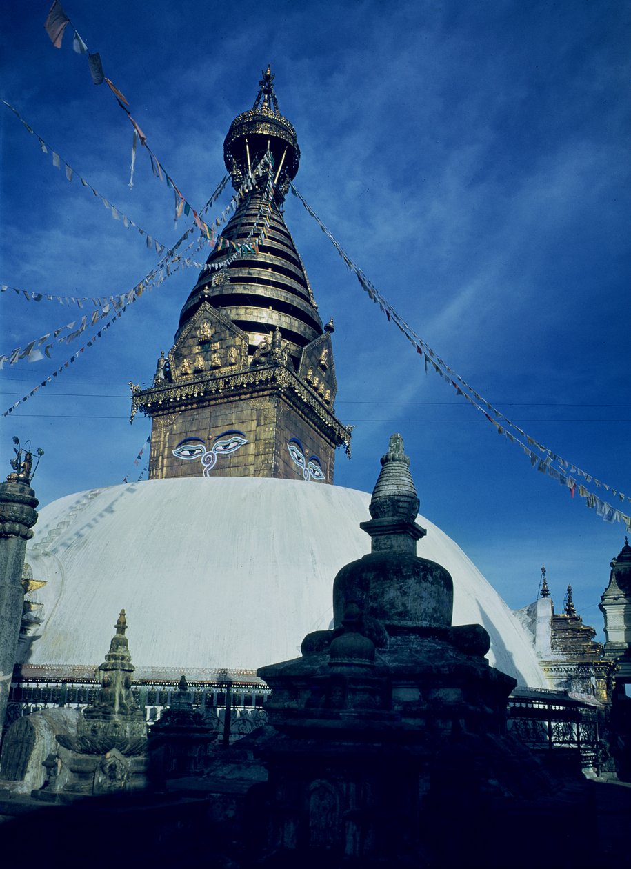 Swamyambunath Stupa بواسطة المدرسة النيبالية
