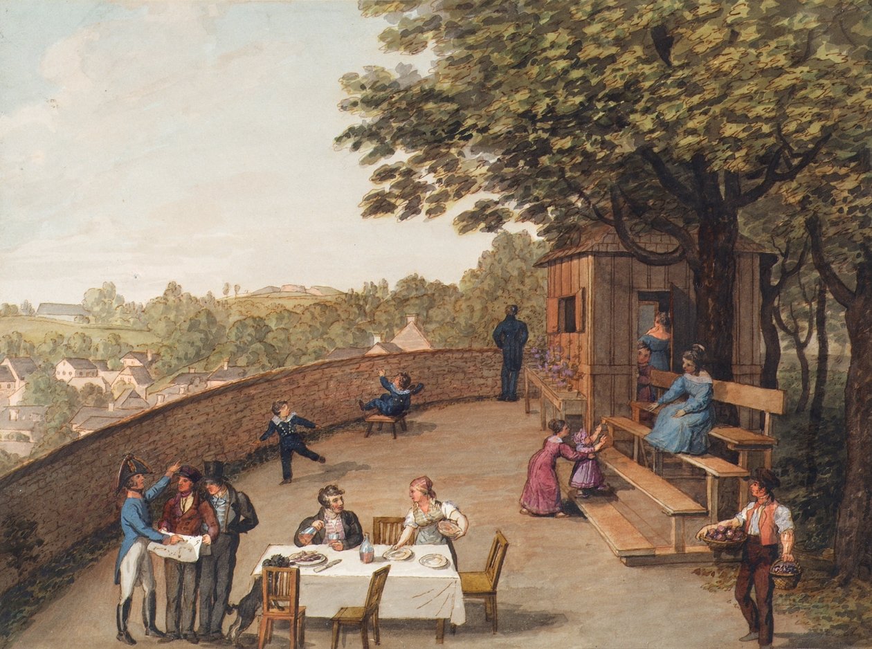 في Bockkeller في Vienna-Nußdorf بواسطة فنان غير معروف