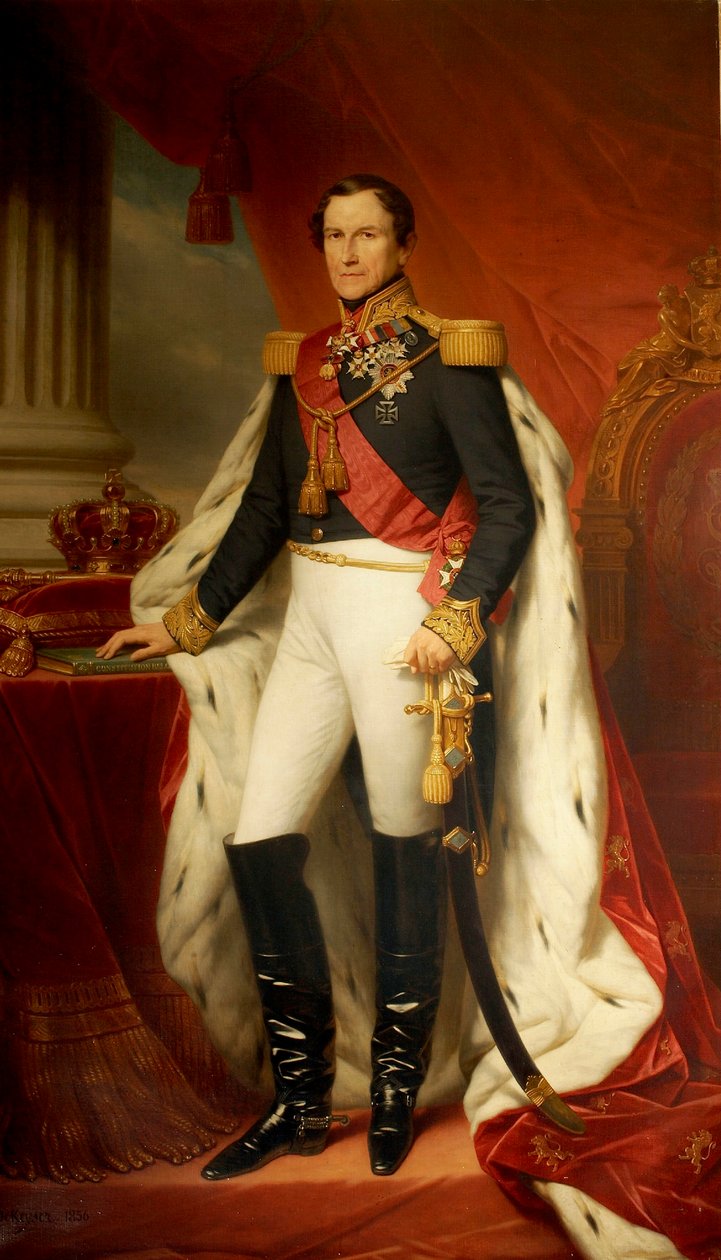 صورة ليوبولد الأول 1790-1865 ، ملك البلجيكيين ، 1856. بواسطة نيكايس دي كايزر