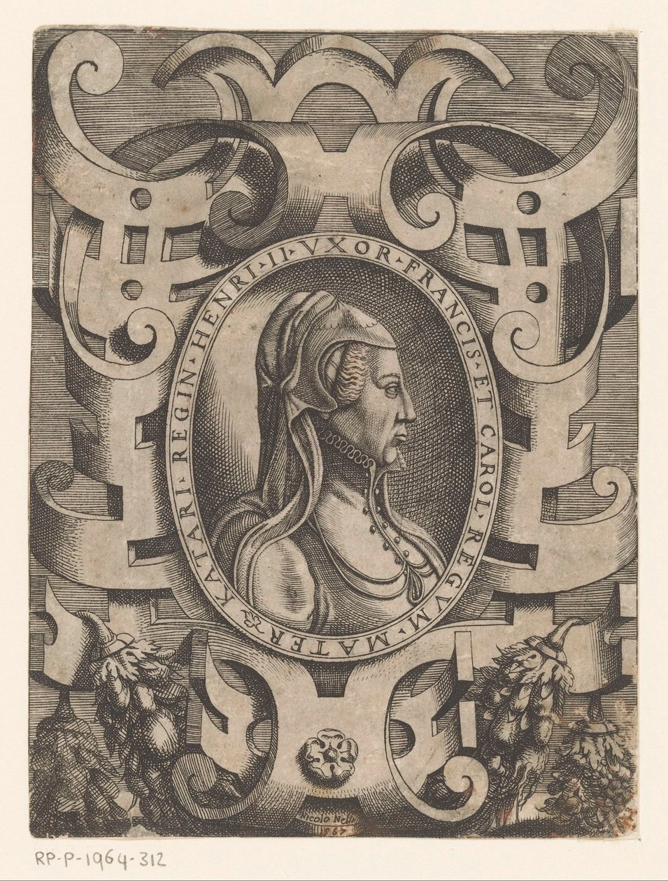 Portret van Catharina de 