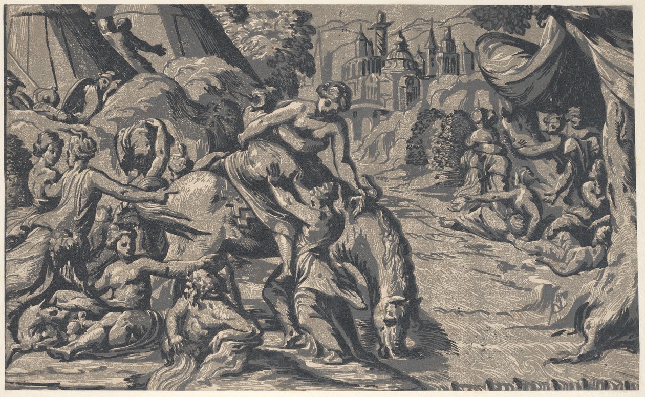 هروب كلويليا ، 1540-50. ، 1540-50. بواسطة نيكولو فيسينتينو