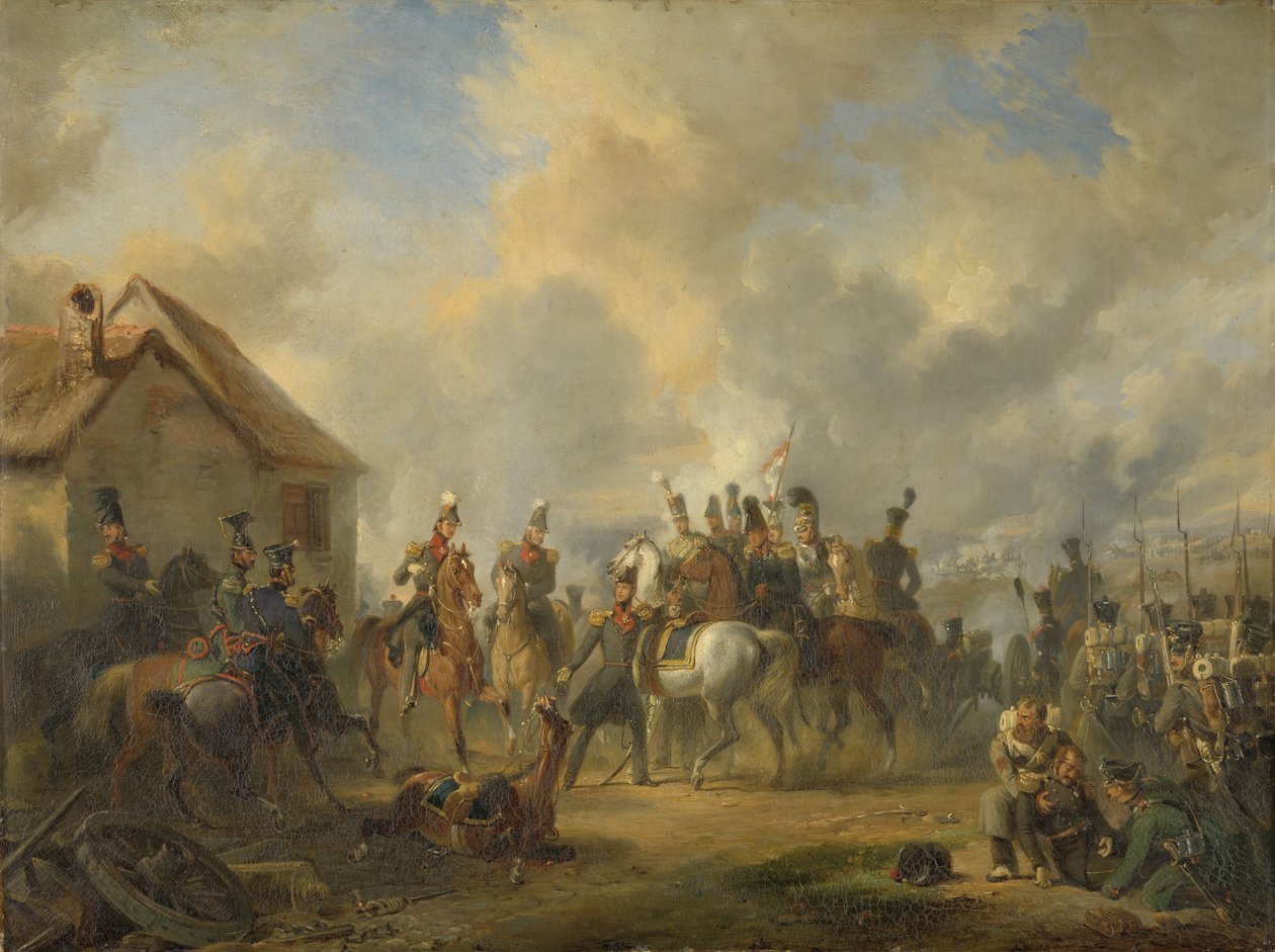 معركة بطرسيم خلال حملة الأيام العشرة ، 1833 بواسطة نيكولاس بينيمان