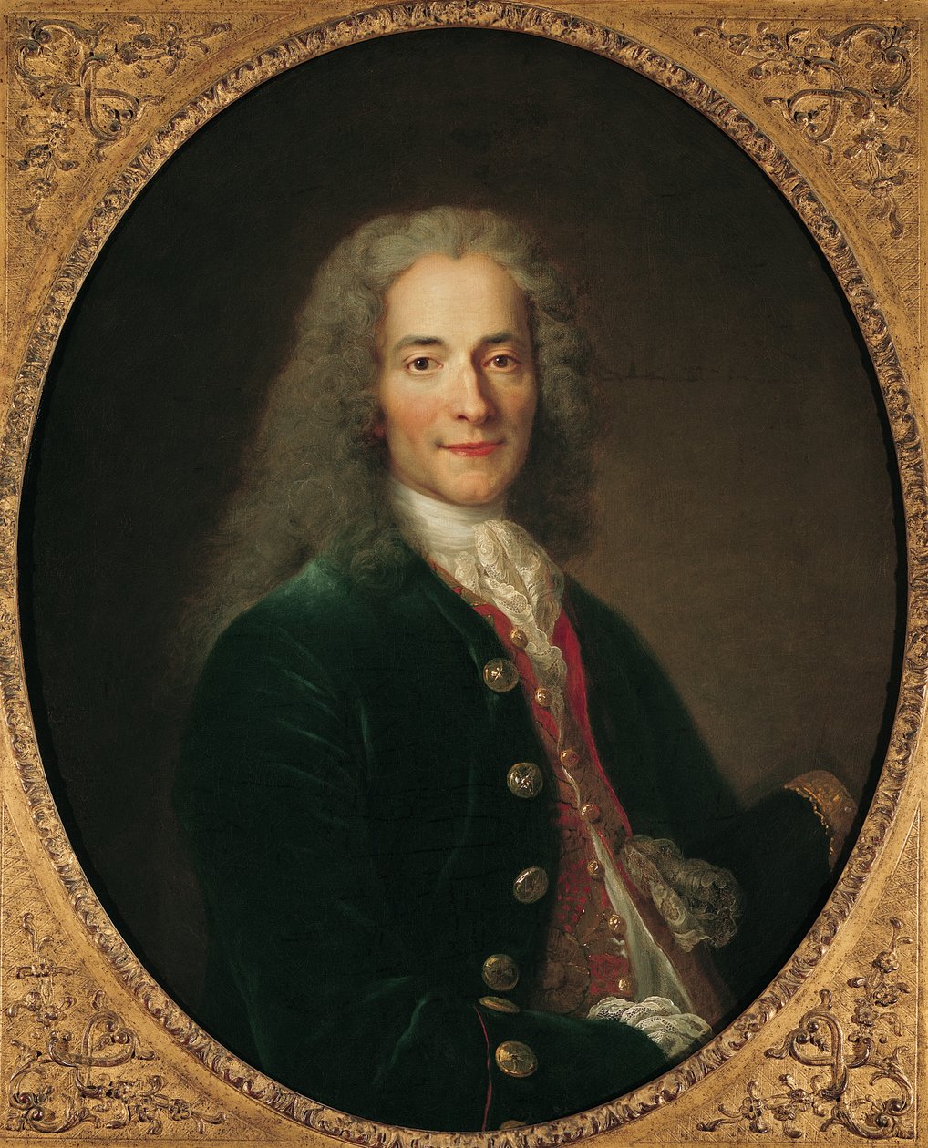 صورة فولتير (1694-1778) بعد 1718 بواسطة نيكولاس دي لارجيليير