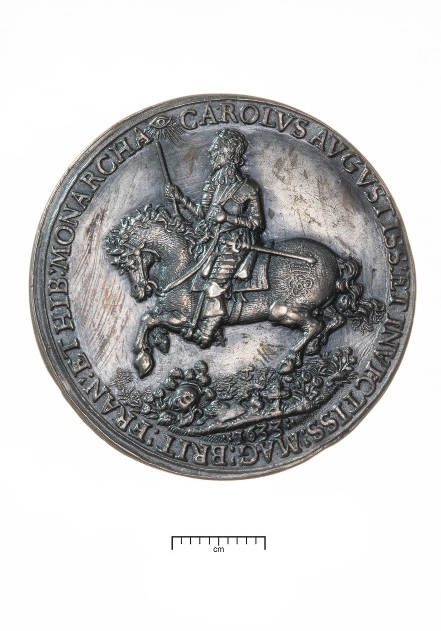 تشارلز الأول ، العودة إلى لندن بعد التتويج في إدنبرة ، 1633 (فضي) بواسطة نيكولاس بريوت