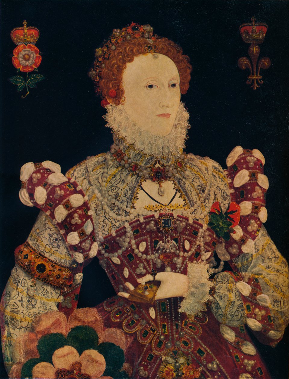 إليزابيث الأولى ، ملكة إنجلترا وأيرلندا ، c1574 بواسطة نيكولاس هيليارد