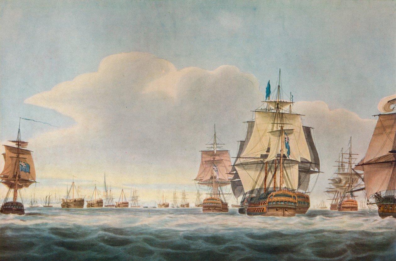 معركة كوبنهاجن ، c1801 بواسطة نيكولاس بوكوك