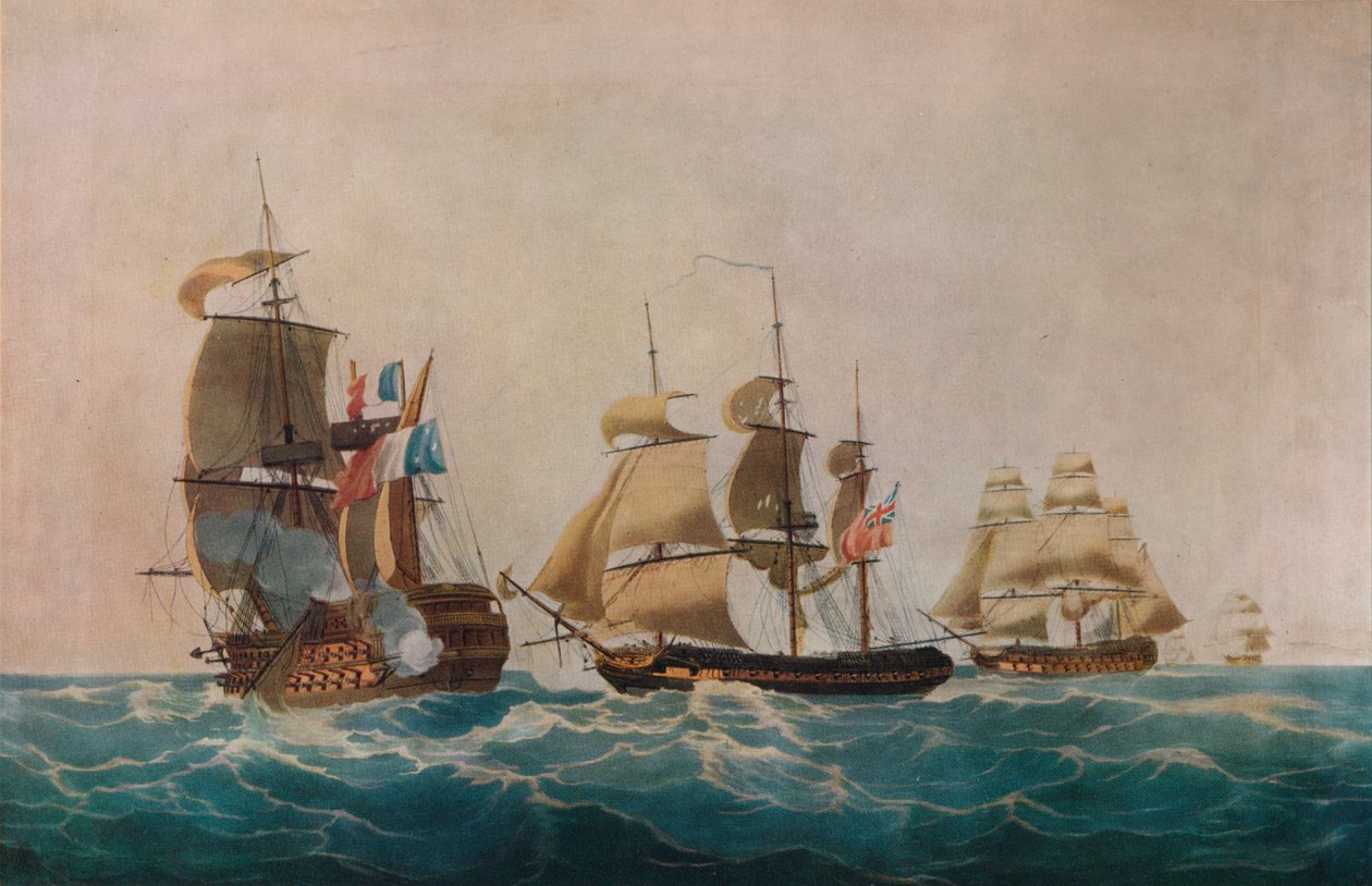 الاستيلاء على غيوم تيل ، c1805 بواسطة نيكولاس بوكوك