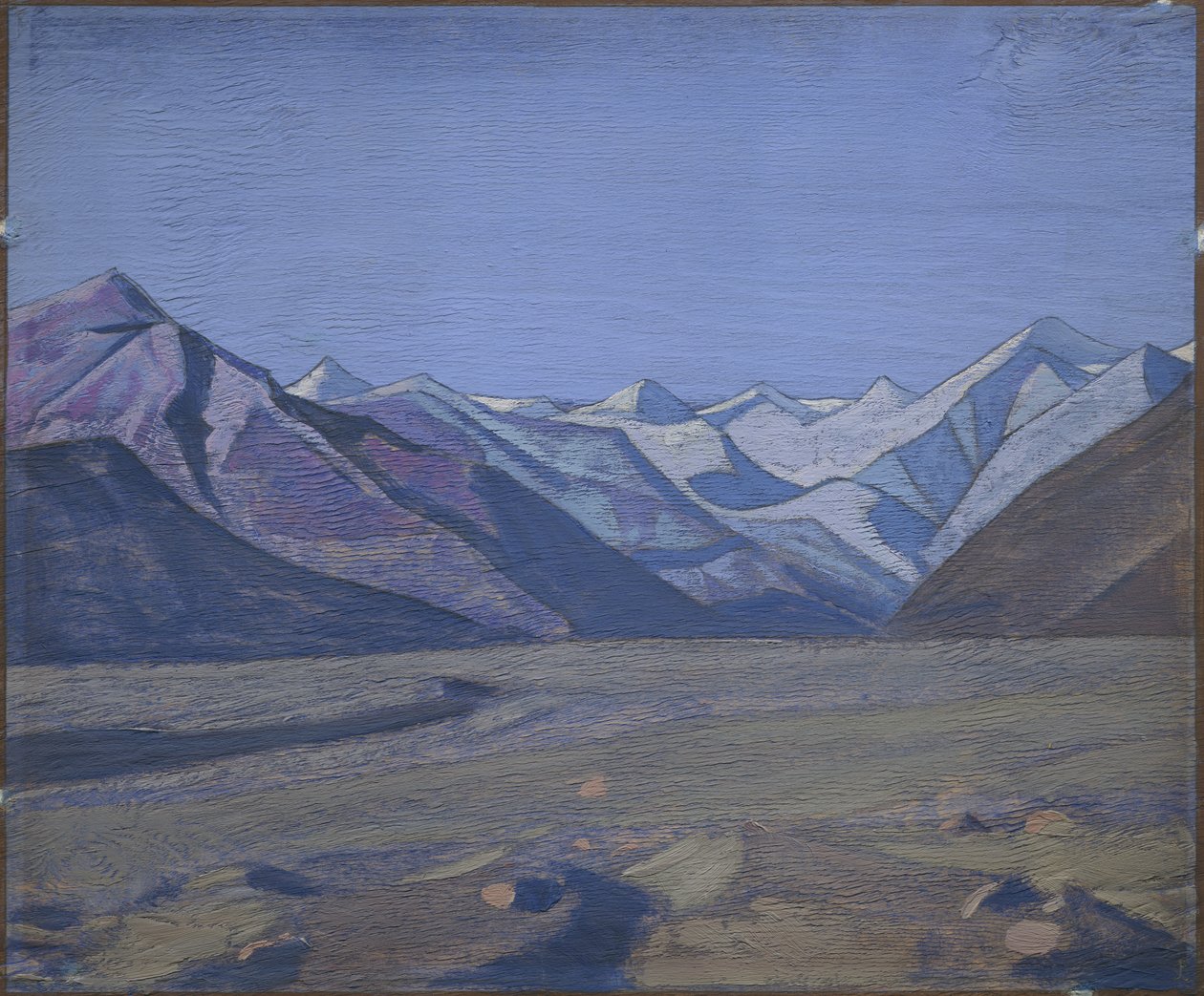 من Kurul نحو سلسلة Karakorum ، 1926 بواسطة نيكولاس رويريتش