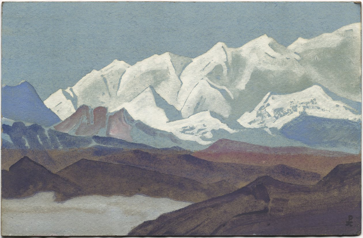 جبال الهيمالايا ، سلسلة كانشينجونغا ، 1936 بواسطة نيكولاس رويريتش