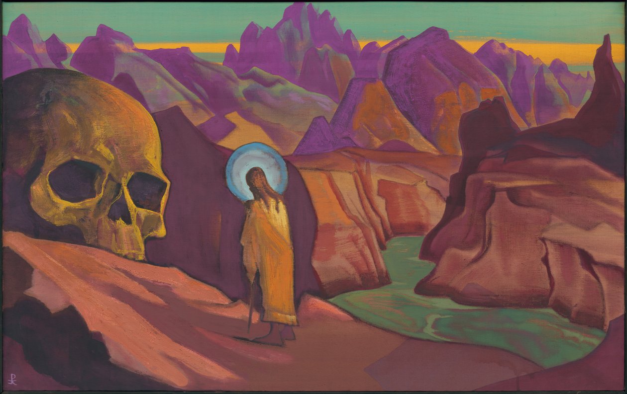 عيسى وجمجمة العملاق ، 1932 بواسطة نيكولاس رويريتش