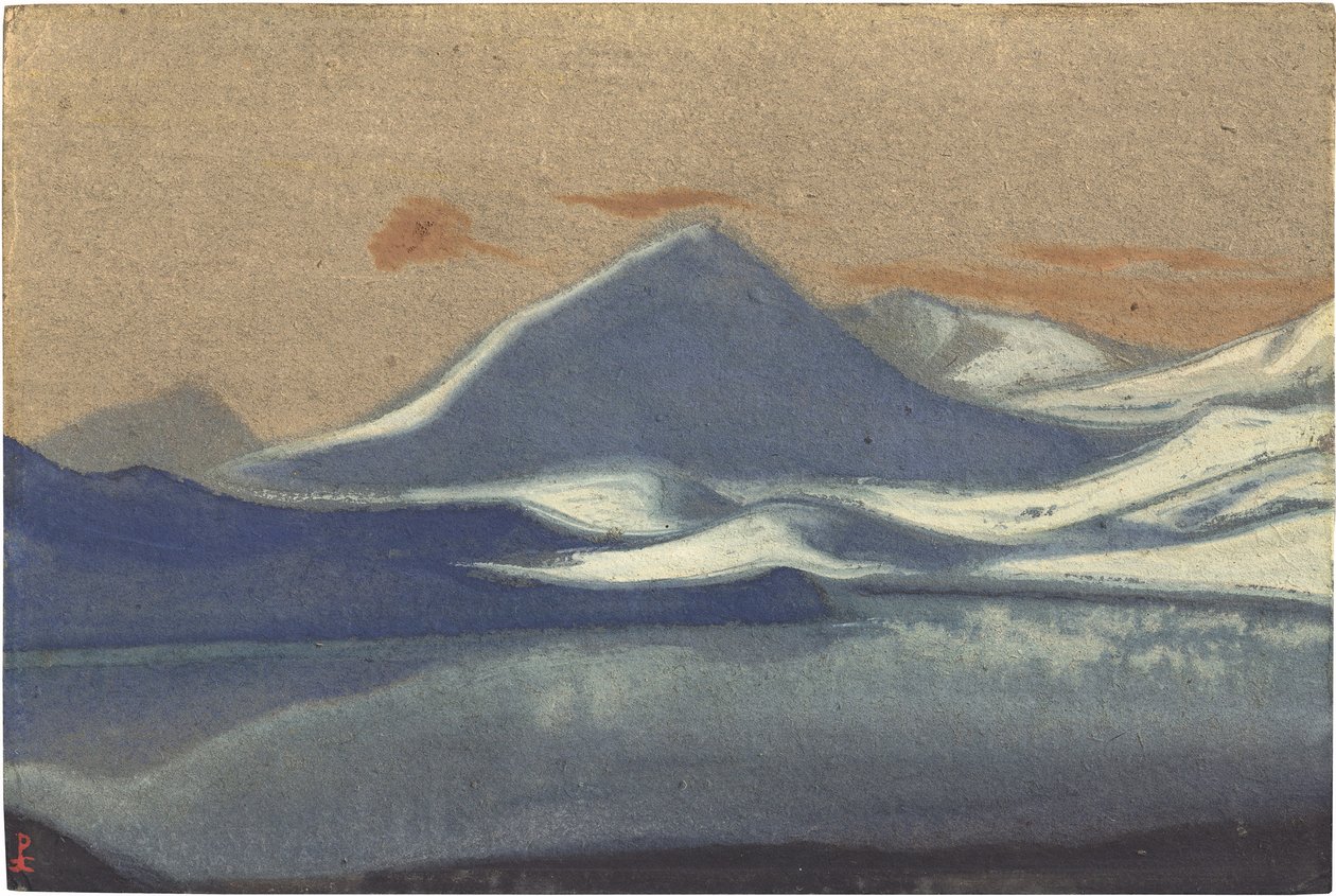 لاهول (لاهول) عن روريش ، نيكولاس (1874-1947). تمبرا على ورق مقوى ، الحجم: 30،5x45،7 بواسطة نيكولاس رويريتش