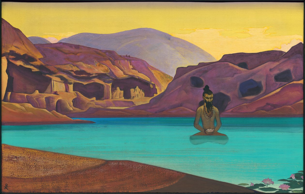 لوتس ، 1933 بواسطة نيكولاس رويريتش