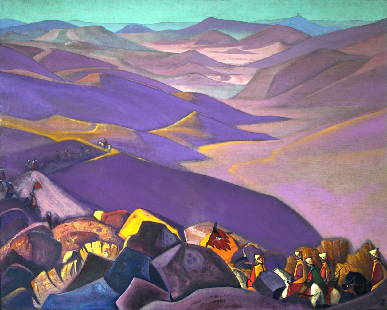 منغوليا ، جنكيز خان ، 1938. بواسطة نيكولاس رويريتش