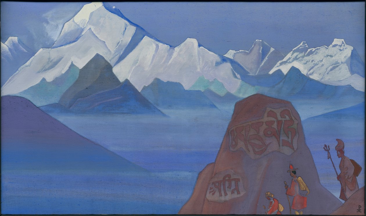 الطريق إلى Kailas ، 1932 بواسطة نيكولاس رويريتش