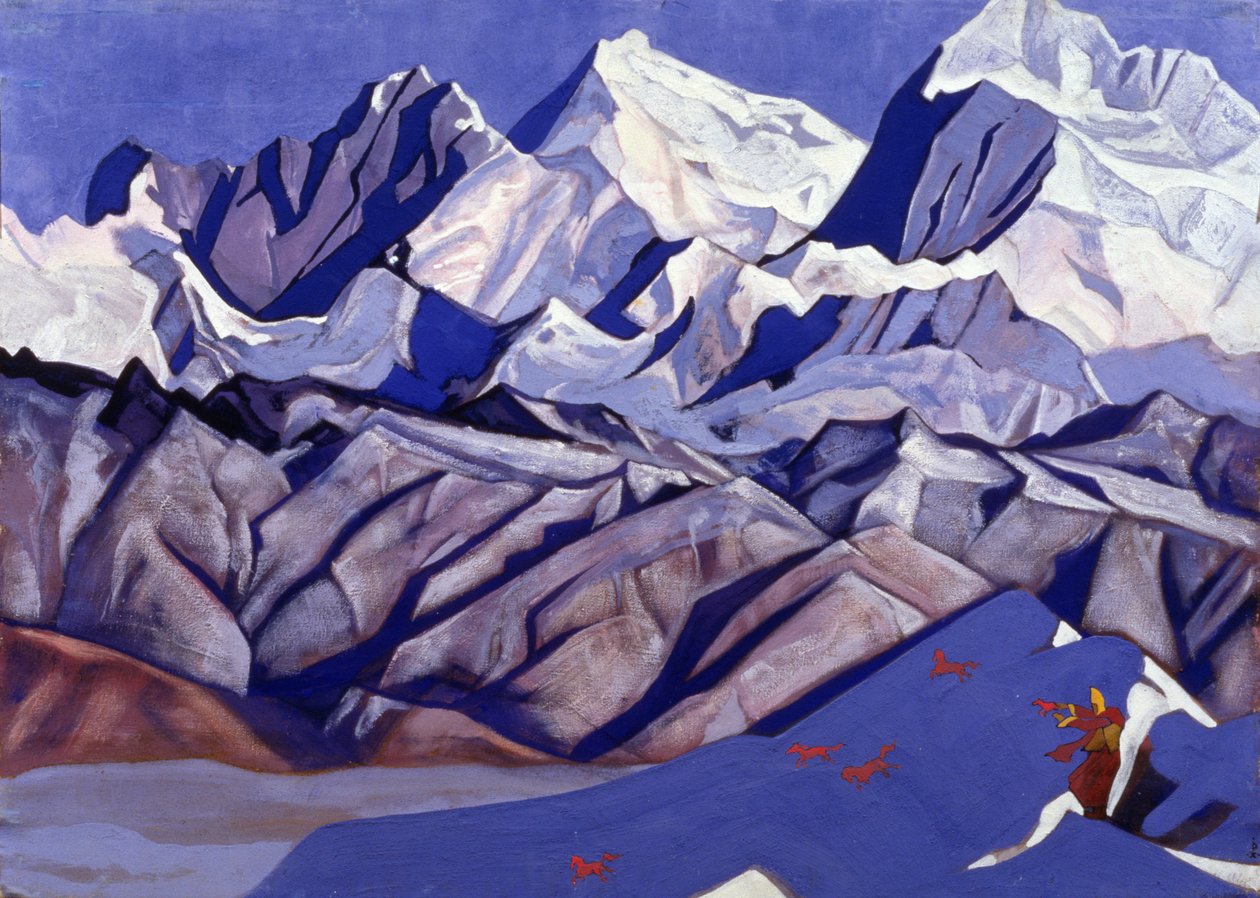 الخيول الحمراء ، 1925 بواسطة نيكولاس رويريتش