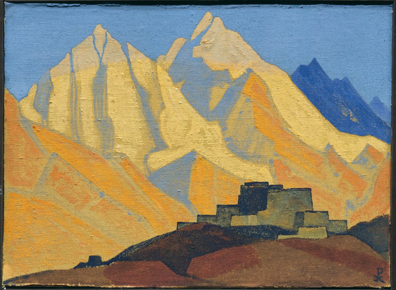 جبال الهيمالايا المقدسة ، 1933 بواسطة نيكولاس رويريتش