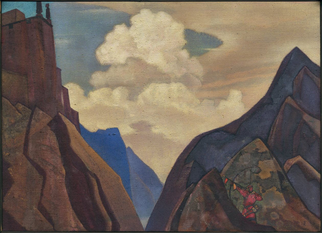 Shambale Daik ، 1931 بواسطة نيكولاس رويريتش