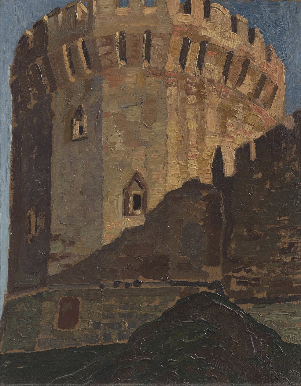 سمولينسك. برج par Roerich ، نيكولاس (1874-1947). زيت على خشب رقائقي ، مقاس: 39x30،5 بواسطة نيكولاس رويريتش