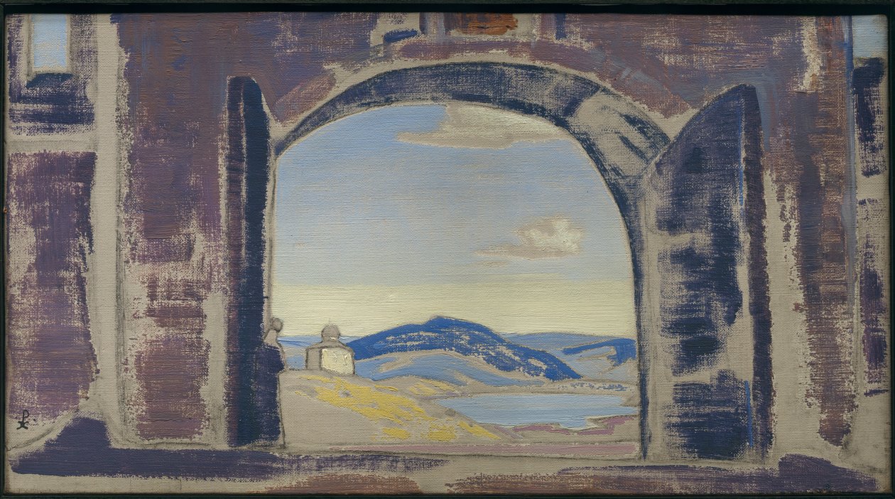دراسة للرسم ، ج .1922 بواسطة نيكولاس رويريتش