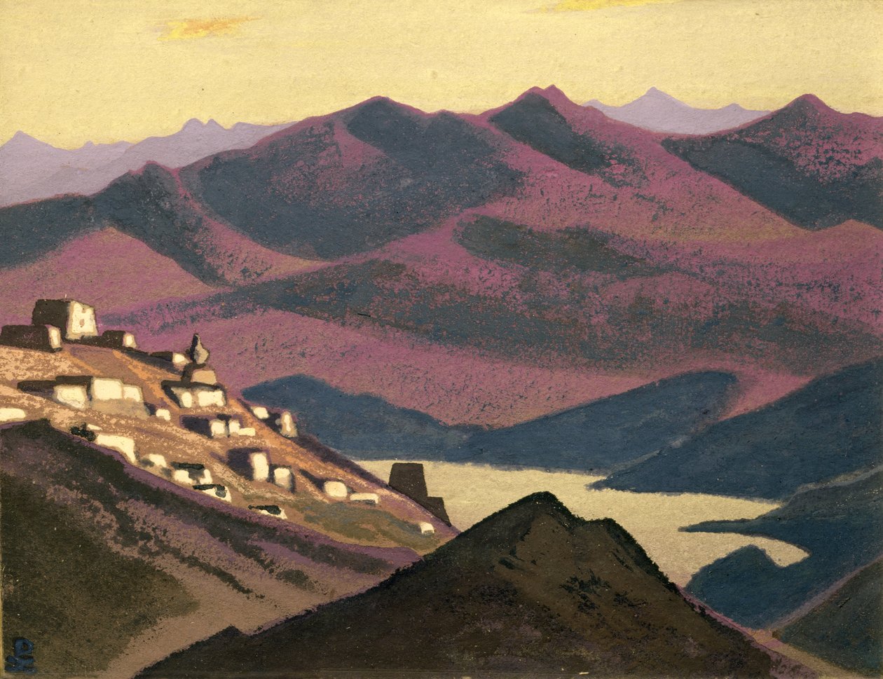بحيرة يام زو ، 1937 بواسطة نيكولاس رويريتش