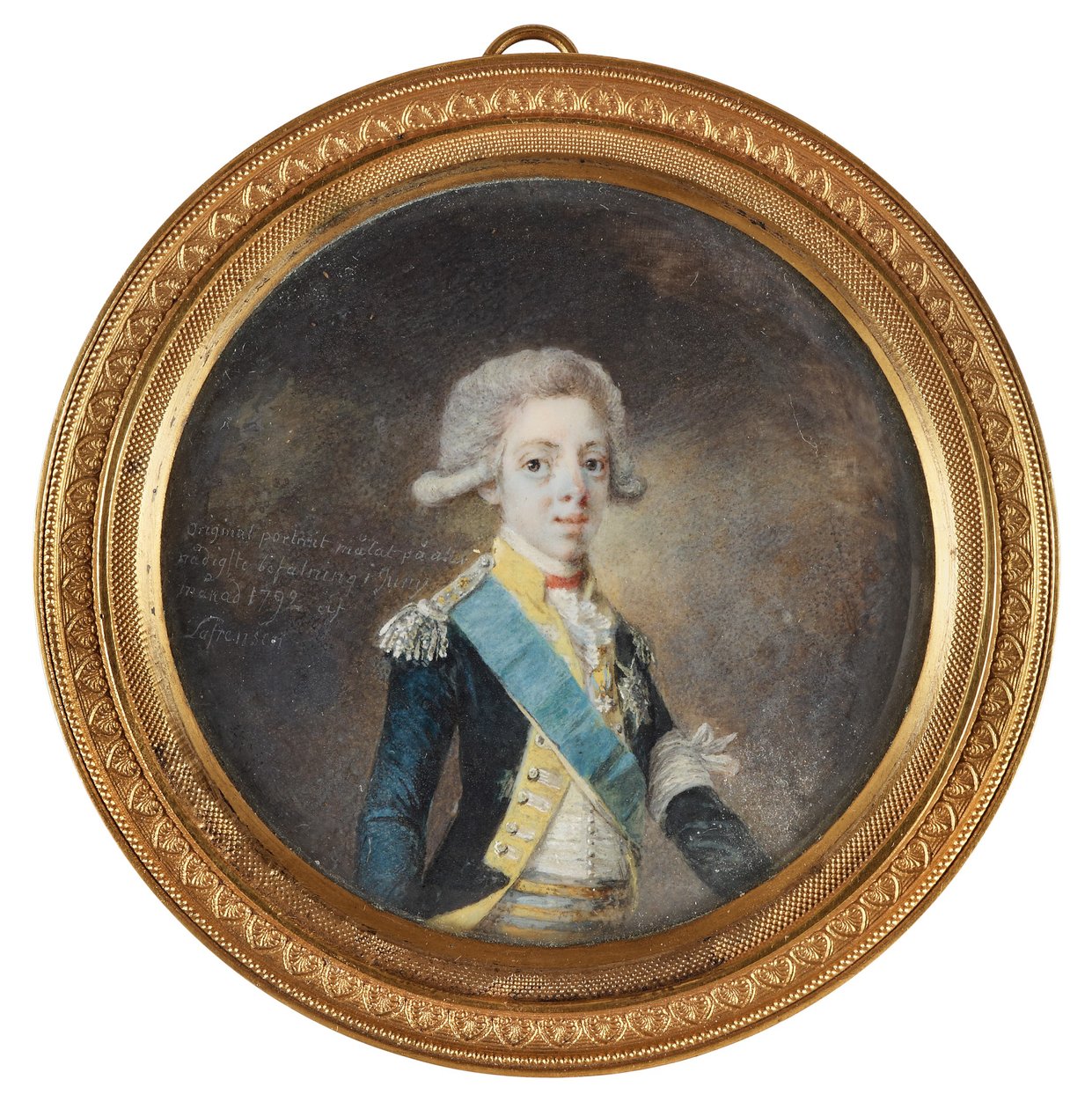 صورة لغوستاف الرابع أدولف السويد 1792 بواسطة نيكلاس لافرينسن