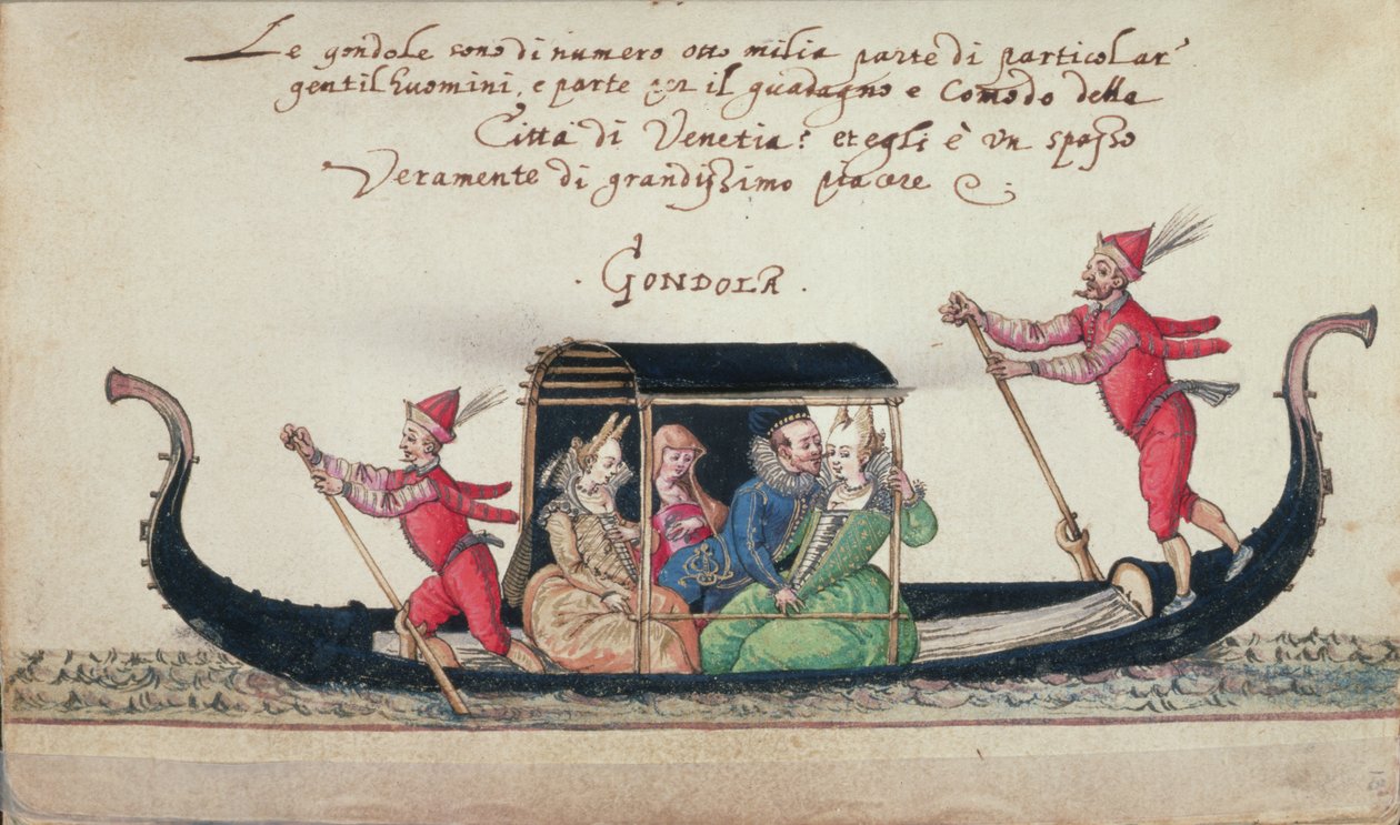 MS W.477 fol.13 مشهد من "كتاب أزياء" كيبيل ، c.1558 بواسطة نيكلاوس كيبيل