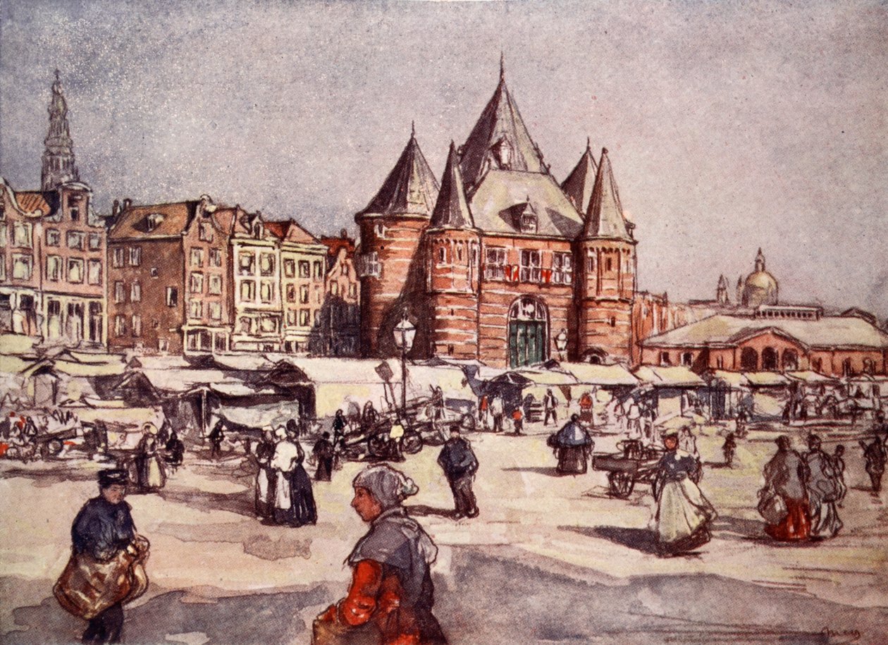 De Waag ، أمستردام ، 1904 بواسطة نيكو جونجمان