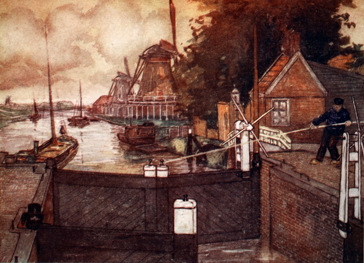 Noordervaldeursluis ، زاندام ، 1904 بواسطة نيكو جونجمان
