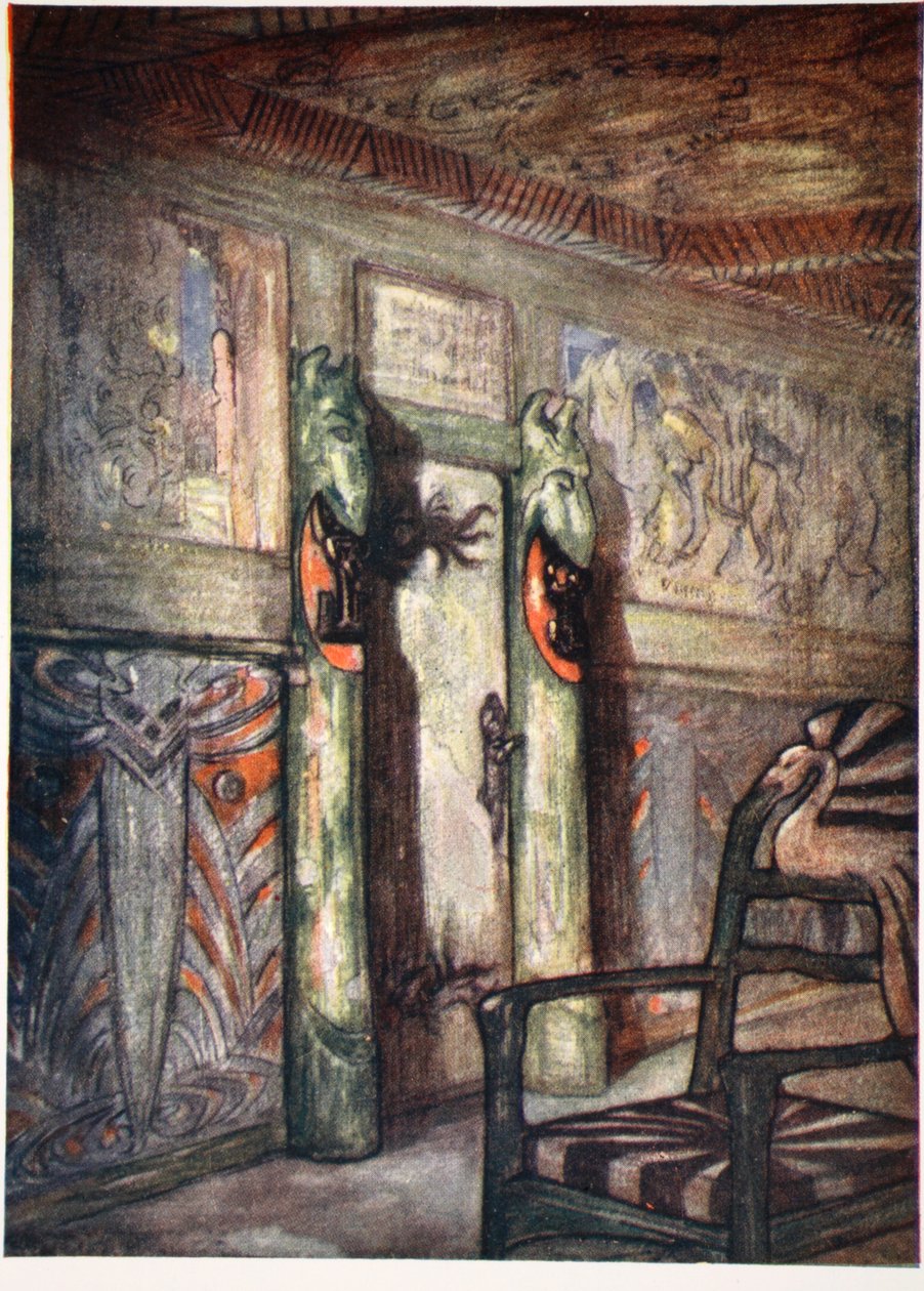 الغرفة التي كتبها Munthe at Holmencollen ، 1905 بواسطة نيكو جونجمان